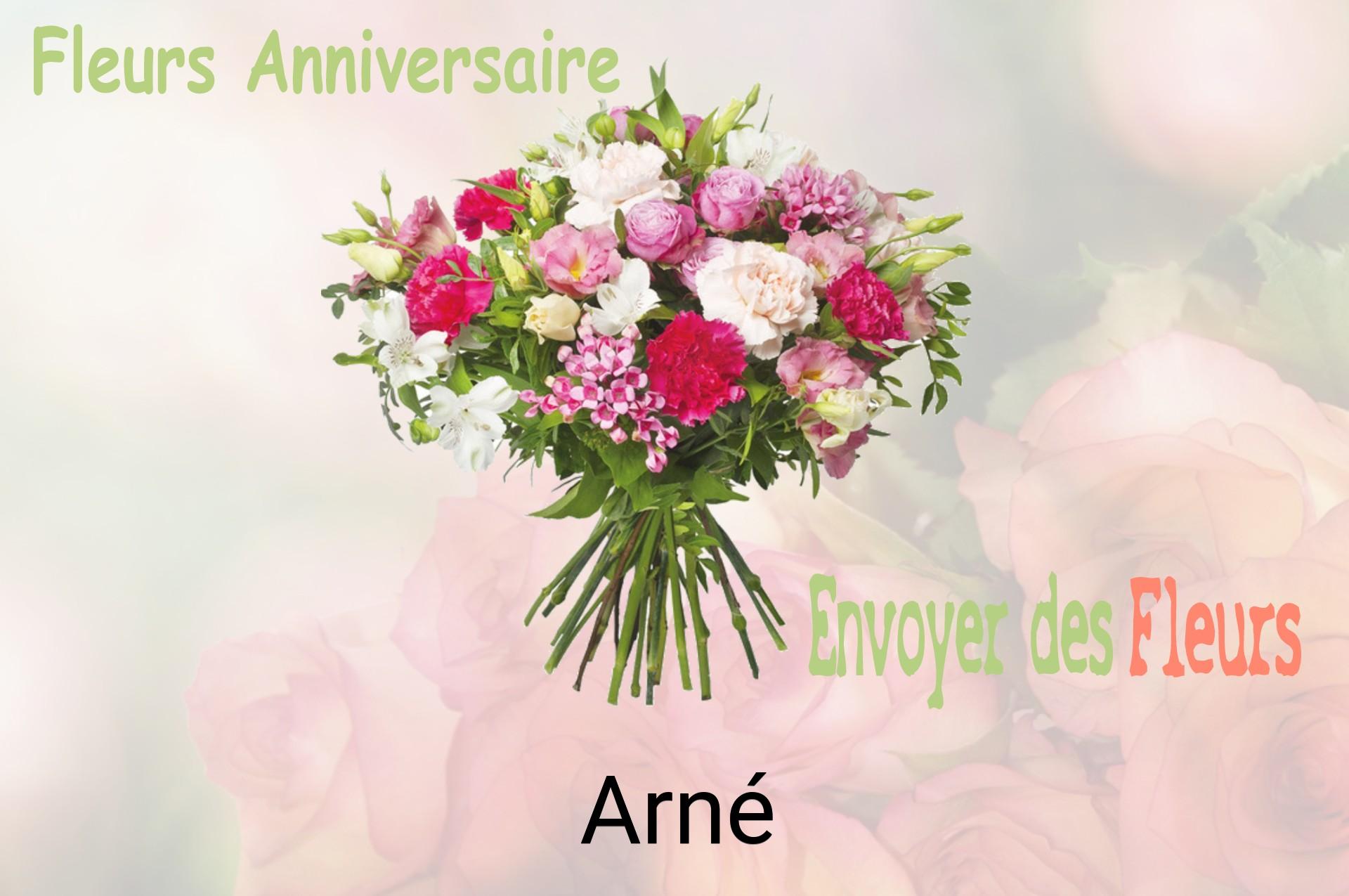 Bouquet de fleurs d’anniversaire livré à Arné